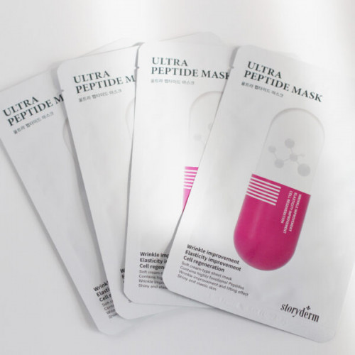 Storyderm Ultra Peptide Mask Lakštinė peptidinė veido kaukė 1 vnt.