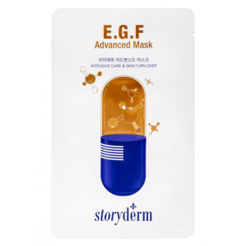 Storyderm E.G.F Advanced Mask Lakštinė kaukė odos regeneracijai ir atstatymui 1 vnt.
