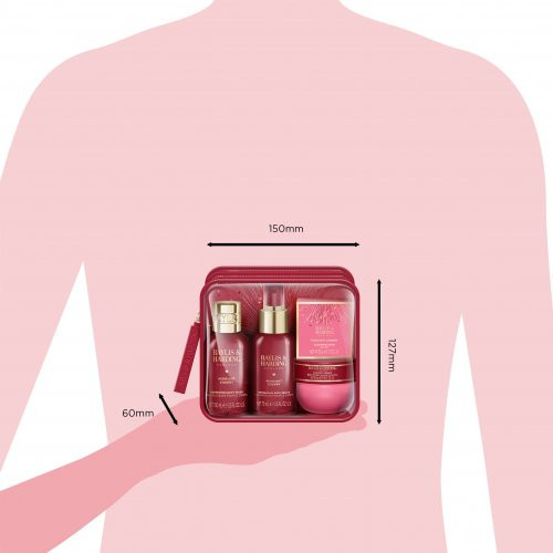 Baylis & Harding Midnight Cherry Luxury Travel Wash Bag Gift Set Dovanų rinkinys