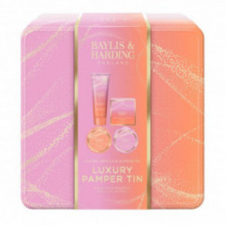 Baylis & Harding Jojoba, Vanilla & Almond Oil Luxury Pamper Tin Gift Set Dovanų komplektas
