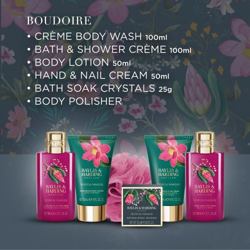 Baylis & Harding Boudoire Luxury Pamper Present Gift Set Dovanų rinkinys