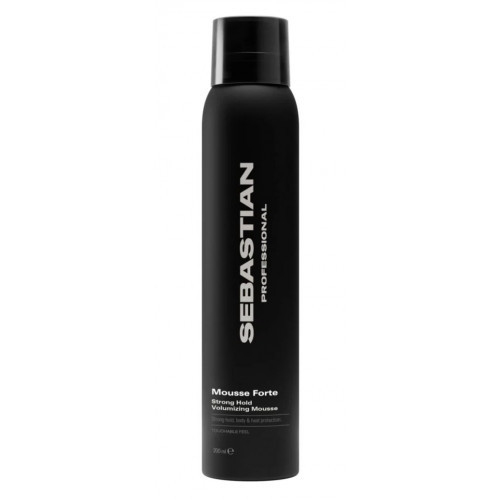 Sebastian Professional Mousse Forte Strong Hold Volumizing Mousse Stiprios fiksacijos plaukų putos 200ml