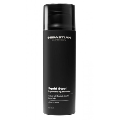 Sebastian Professional Liquid Steel Superstrong Hair Gel Ypač stiprios fiksacijos plaukų gelis 140ml