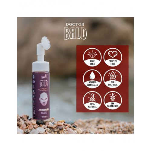 Beardburys Doctor Bald Cleansing Lotion for Bald Men Drėkinamasis losjonas plikai galvos odai 200ml