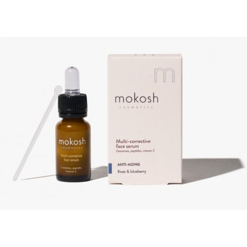 Mokosh Multi-Corrective Face Serum Exosomes, Peptides, Vitamin C Daugiafunkcinis veido serumas 12ml