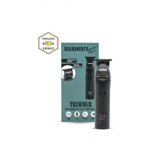 Beardburys Professional Detail XCT Trimmer Kirpimo mašinėlė su hipoalergiškais DLC ašmenimis 1 vnt.