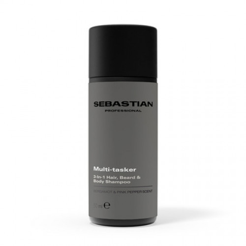 Sebastian Professional The Multitasker 3in1 Hair Beard & Body Shampoo Plaukų, barzdos ir kūno šampūnas 280ml