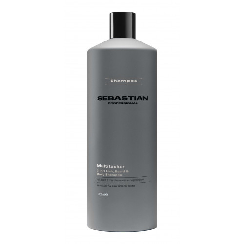 Sebastian Professional The Multitasker 3in1 Hair Beard & Body Shampoo Plaukų, barzdos ir kūno šampūnas 280ml