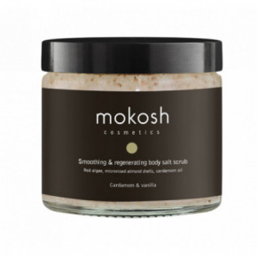 Mokosh Smoothing & Regenerating Body Salt Scrub Cardamom & Vanilla Kūno šveitiklis 300g