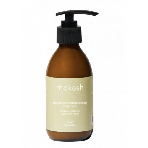 Mokosh Moisturizing And Illuminating Body Lotion With Glow Effect Pear Kūno losjonas 200ml