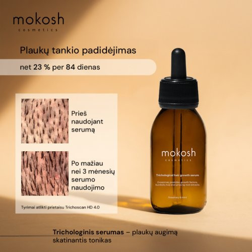 Mokosh Trichological Hair Growth Serum Plaukų augimą skatinantis serumas 90ml