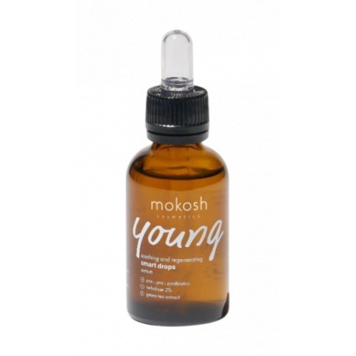 Mokosh Young Smart Drops Soothing And Regenerating Serum Veido serumas 30ml
