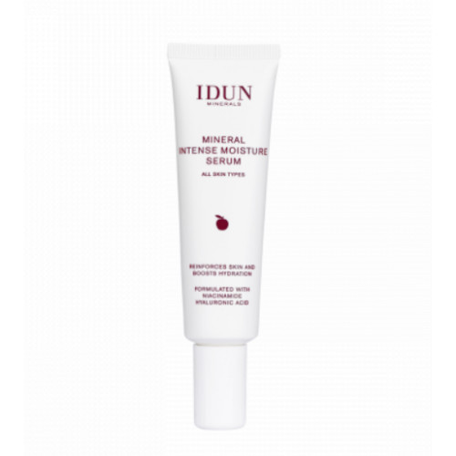 IDUN Mineral Intense Moisture Serum Intensyviai drėkinantis veido serumas su niacinamidu ir hialurono rūgštimi 30ml