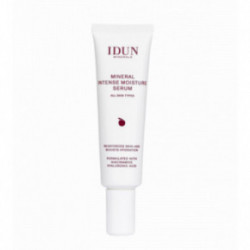 IDUN Mineral Intense Moisture Serum Intensyviai drėkinantis veido serumas su niacinamidu ir hialurono rūgštimi 30ml