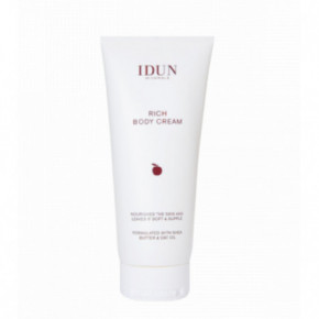 IDUN Rich Body Cream Barojošs ķermeņa krēms ar šī sviesta un auzu eļļām 200ml