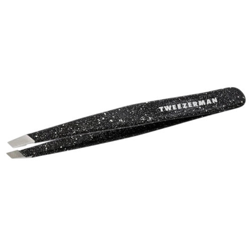 Tweezerman Sparkling Black Classic Slant Tweezer Pincetas, blizgantis 1 vnt.