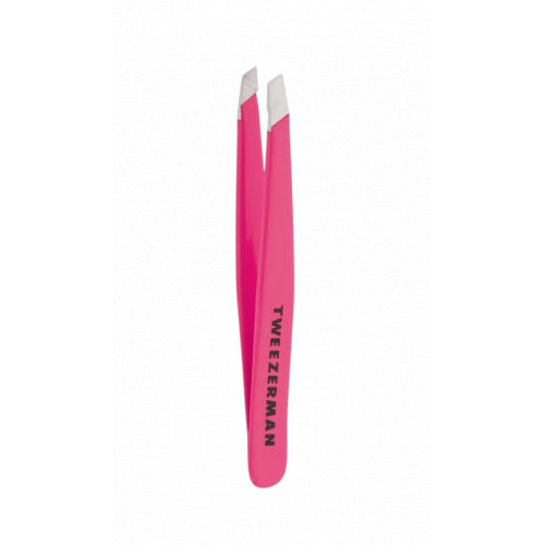 Tweezerman Pink Classic Mini Slant Tweezer Pincetas, rožinis 1 vnt.