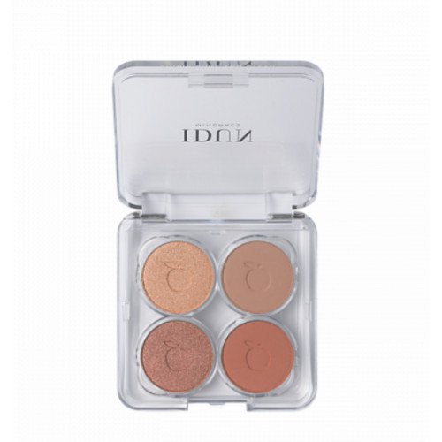 IDUN 4-color Eye Shadow Palette Mineraliniai 4 spalvų akių šešėliai 4g