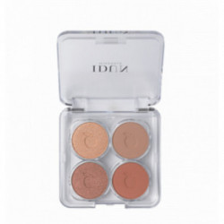 IDUN 4-color Eye Shadow Palette Mineraliniai 4 spalvų akių šešėliai 4g