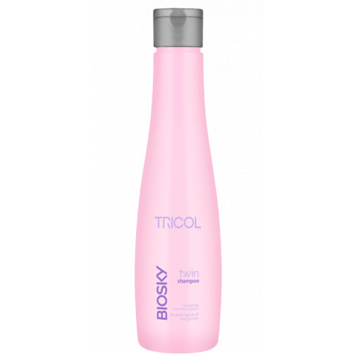 Biosky Twin Shampoo Šampūnas riebiai ir pleiskanotai galvos odai 250ml