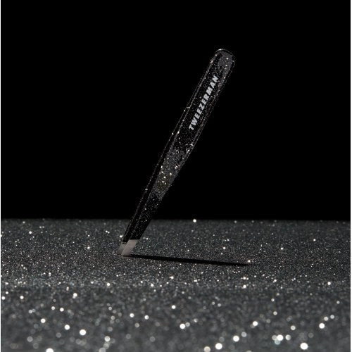 Tweezerman Sparkling Black Classic Slant Tweezer Pincetas, blizgantis 1 vnt.