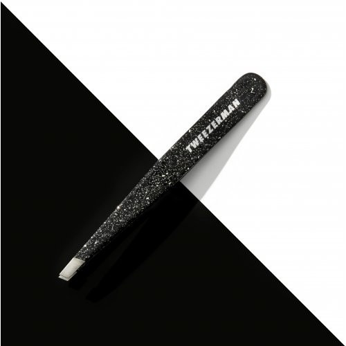 Tweezerman Sparkling Black Classic Slant Tweezer Pincetas, blizgantis 1 vnt.