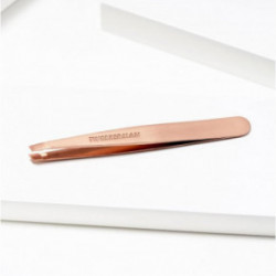 Tweezerman Slant Tweezer Classic Stainless Steel Pincetas, rožinio aukso 1 vnt.
