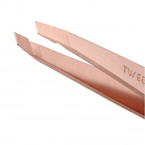 Tweezerman Rose Gold Classic Slant Tweezer Pincetas, rožinio aukso 1 vnt.