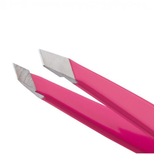 Tweezerman Pink Classic Mini Slant Tweezer Pincetas, rožinis 1 vnt.