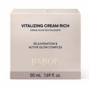 Babor Vitalizing Cream Rich Kremas pavargusiai, papilkėjusiai veido odai 50ml
