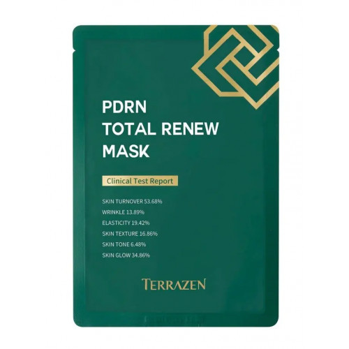 Terrazen PDRN Total Renew Mask Lakštinė veido kaukė 25ml