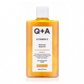 Q+A Vitamin C Shimmer Body Oil Žėrintis kūno aliejus 150ml