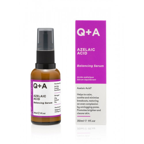 Q+A Azelaic Acid Balancing Serum Odą balansuojantis veido serumas 30ml