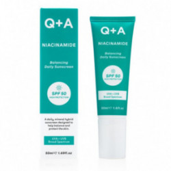 Q+A Niacinamide Balancing Face Cream SPF50 Apsauginis kremas nuo saulės probleminei odai 50ml