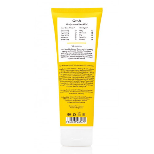Q+A Ceramide Shower Cream Kūno prausiklis su keramidu 250ml