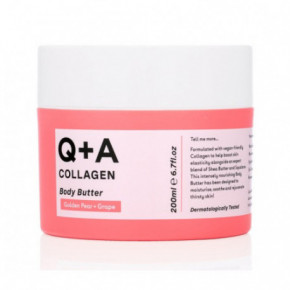 Q+A Collagen Body Butter Ķermeņa sviests ar kolagēnu 200ml