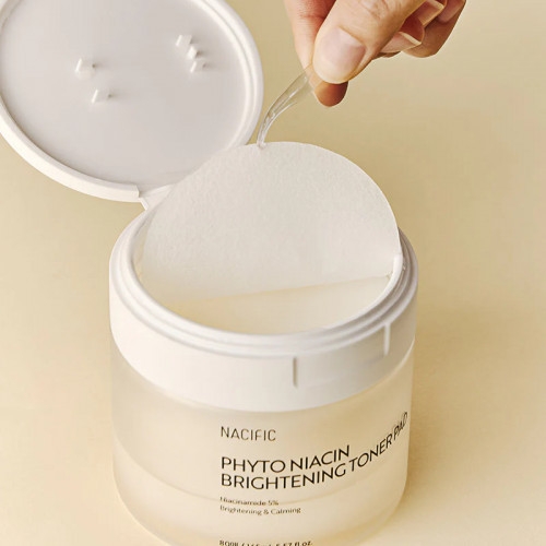 NACIFIC Phyto Niacin Brightening Toner Pad Šviesinamieji toniko padeliai 80vnt