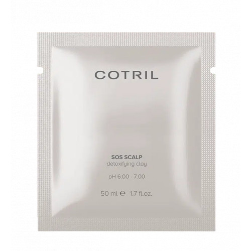 Cotril SOS Scalp Detoxifying Clay Detoksikuojantis molis galvos odai 12x50ml