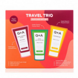 Q+A Travel Trio Bodycare Gift Set Kūno priežiūros priemonių rinkinys