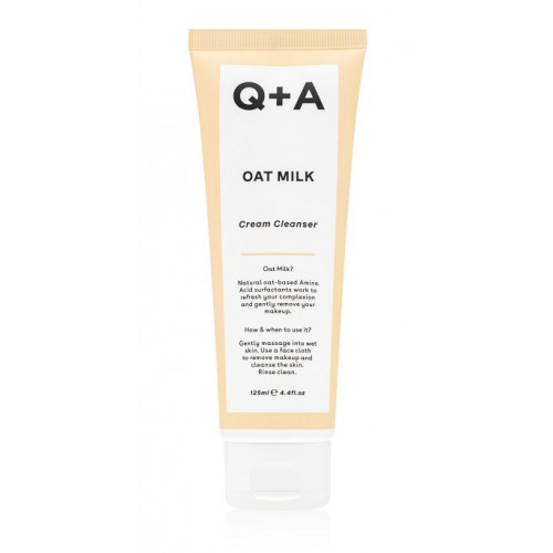 Q+A Oat Milk Cream Cleanser Kreminis veido prausiklis 125ml