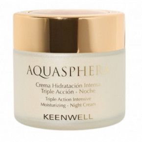 Keenwell Aquasphera Intensive Moisturizing Night Cream Intensyviai drėkinantis naktinis kremas 80ml