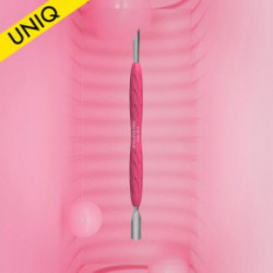 Staleks Uniq 10 Type 2 Manicure Pusher Gummy Manikiūro įrankis nagų odelių priežiūrai Yellow