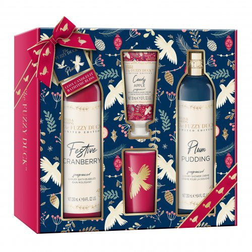 Baylis & Harding The Fuzzy Duck Winter Wonderland Luxury Candle Gift Set Šventinis rinkinys kūno priežiūrai