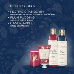 Baylis & Harding The Fuzzy Duck Winter Wonderland Luxury Candle Gift Set Šventinis rinkinys kūno priežiūrai