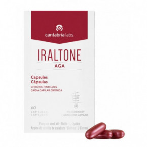 Iraltone Aga Chronic Hair Loss Supplement Toidulisand juustele 60 kapslit