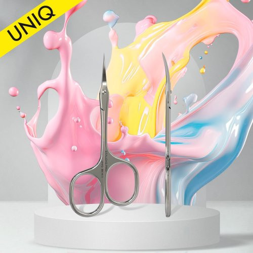 Staleks Uniq 20 Asymmetric Cuticle Scissors Profesionalios žirklės odelėms Type 4