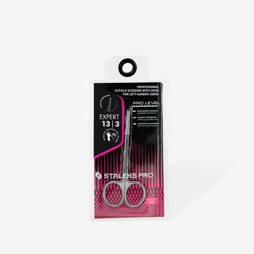Staleks Expert 13 Cuticle Scissors For Left-Handed Users Žirklės odelėms kairiarankiams Type 3