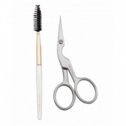 Tweezerman Brow Scissors & Brush Antakių žirklučių ir šepetėlio rinkinys