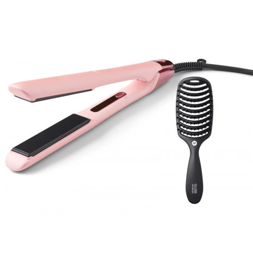 HH Simonsen Serenity Styler Flora & Gloss Air Brush Set Plaukų tiesintuvo ir šepečio rinkinys