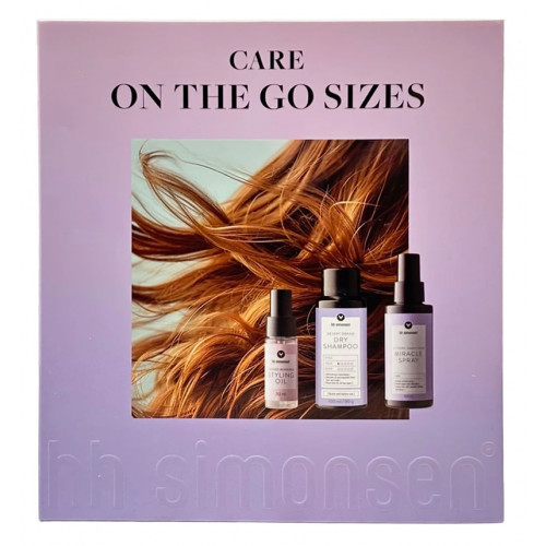 HH Simonsen Care On The Go Sizes Hair Travel Set Plaukų priežiūros rinkinys